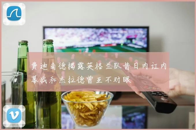 费迪南德揭露英格兰队昔日内讧内幕我和杰拉德曾互不对眼